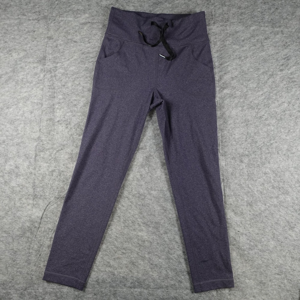 Lululemon Leggings Womens 6 Purple Pockets Drawstring Yoga Run Athleisure Gym